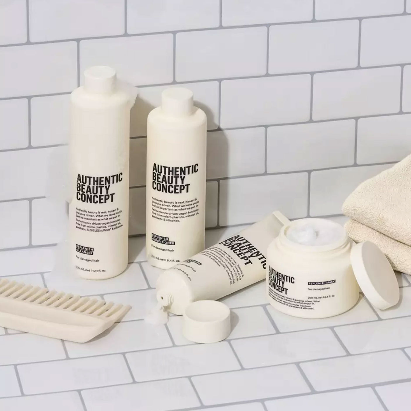 Authentic Beauty Concept Replenish Cleanser 300ml