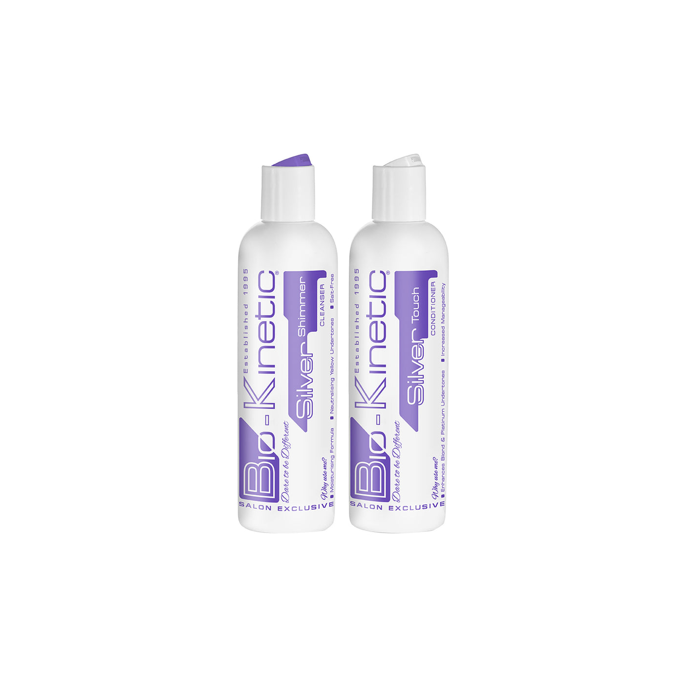 Bio-Kinetic Silver Shimmer Cleanse & SilverTouch Conditioner 250ml