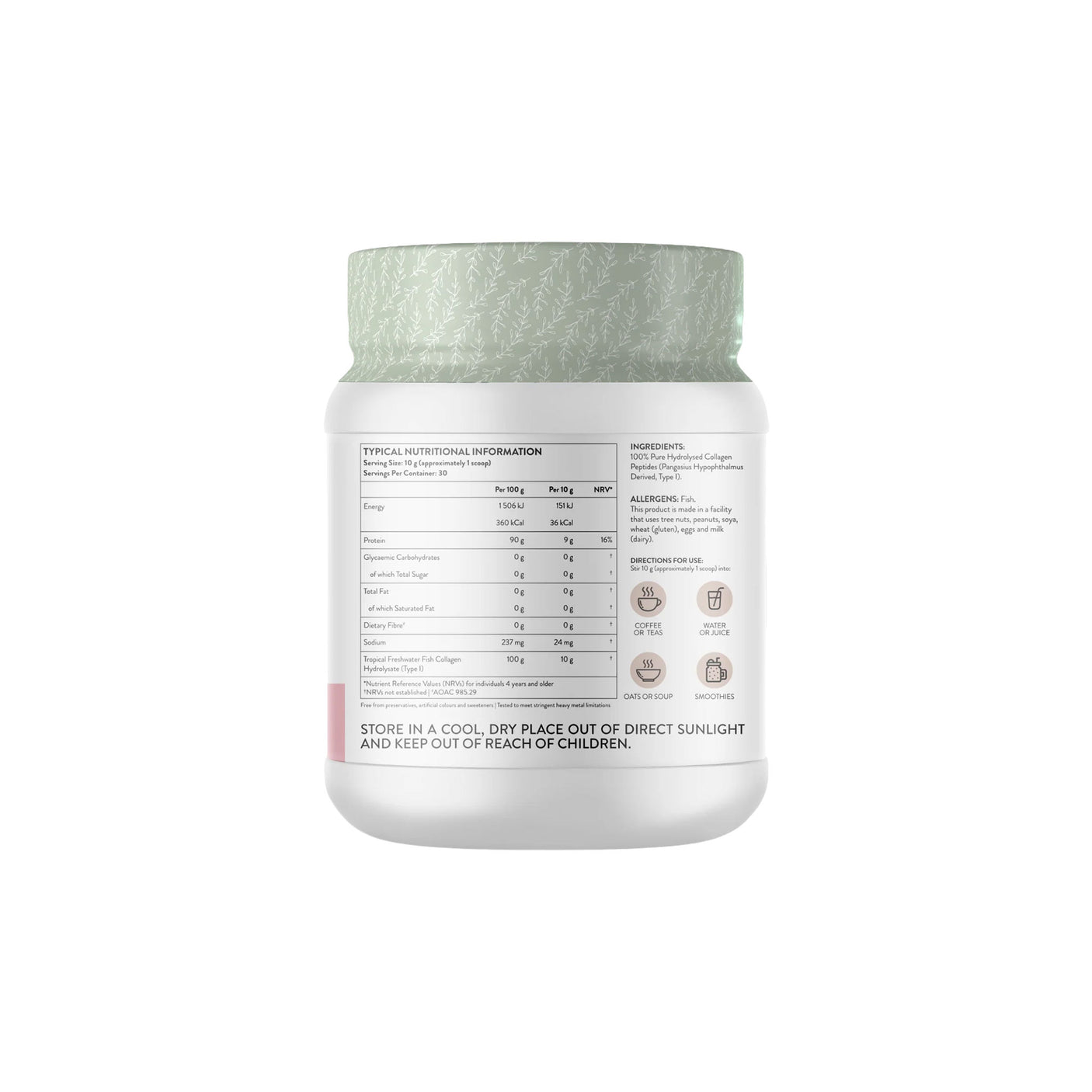 Beauty Gen Naked Collagen Aquatic 300g