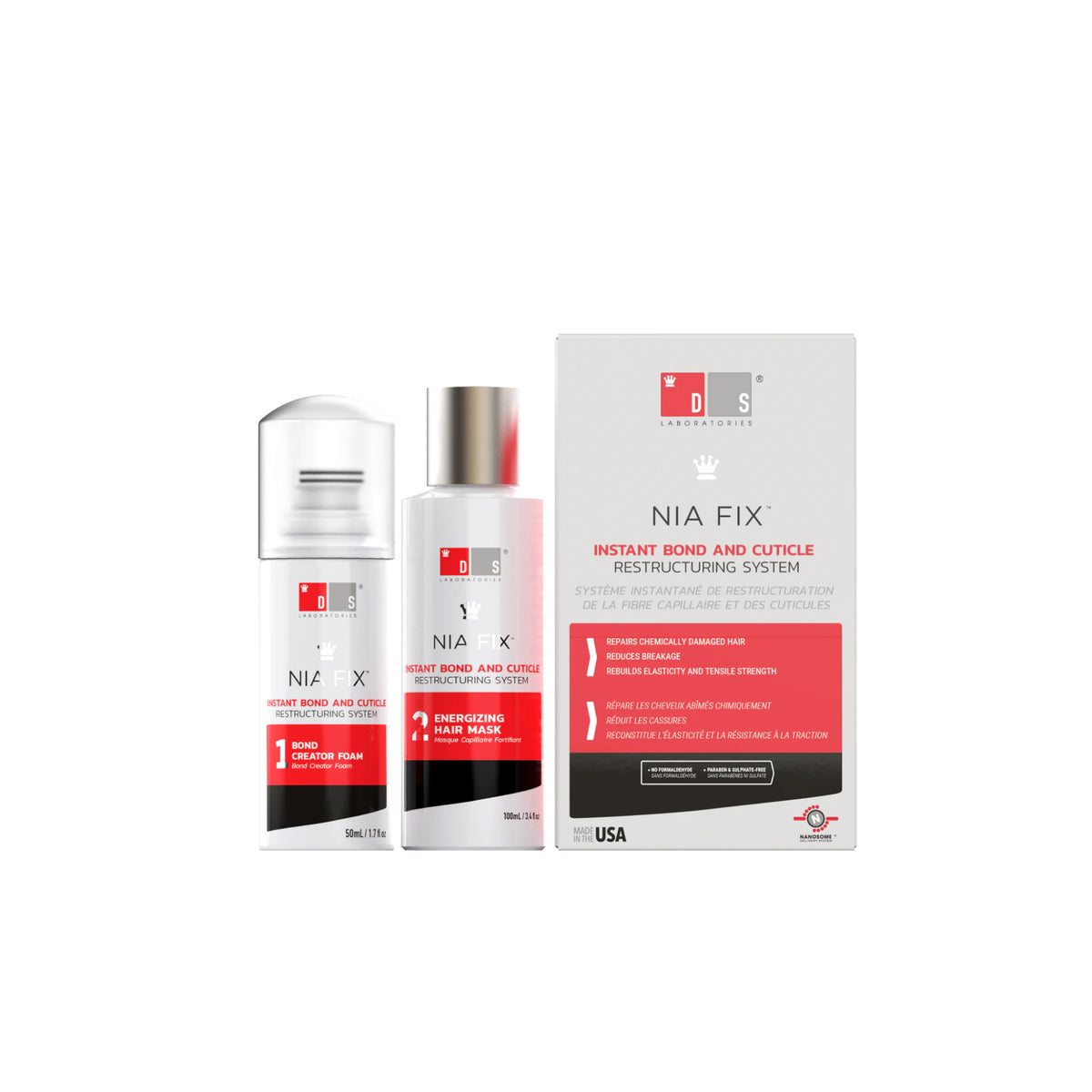 DS Laboratories NIA Fix Restructuring System 50ml + 100ml