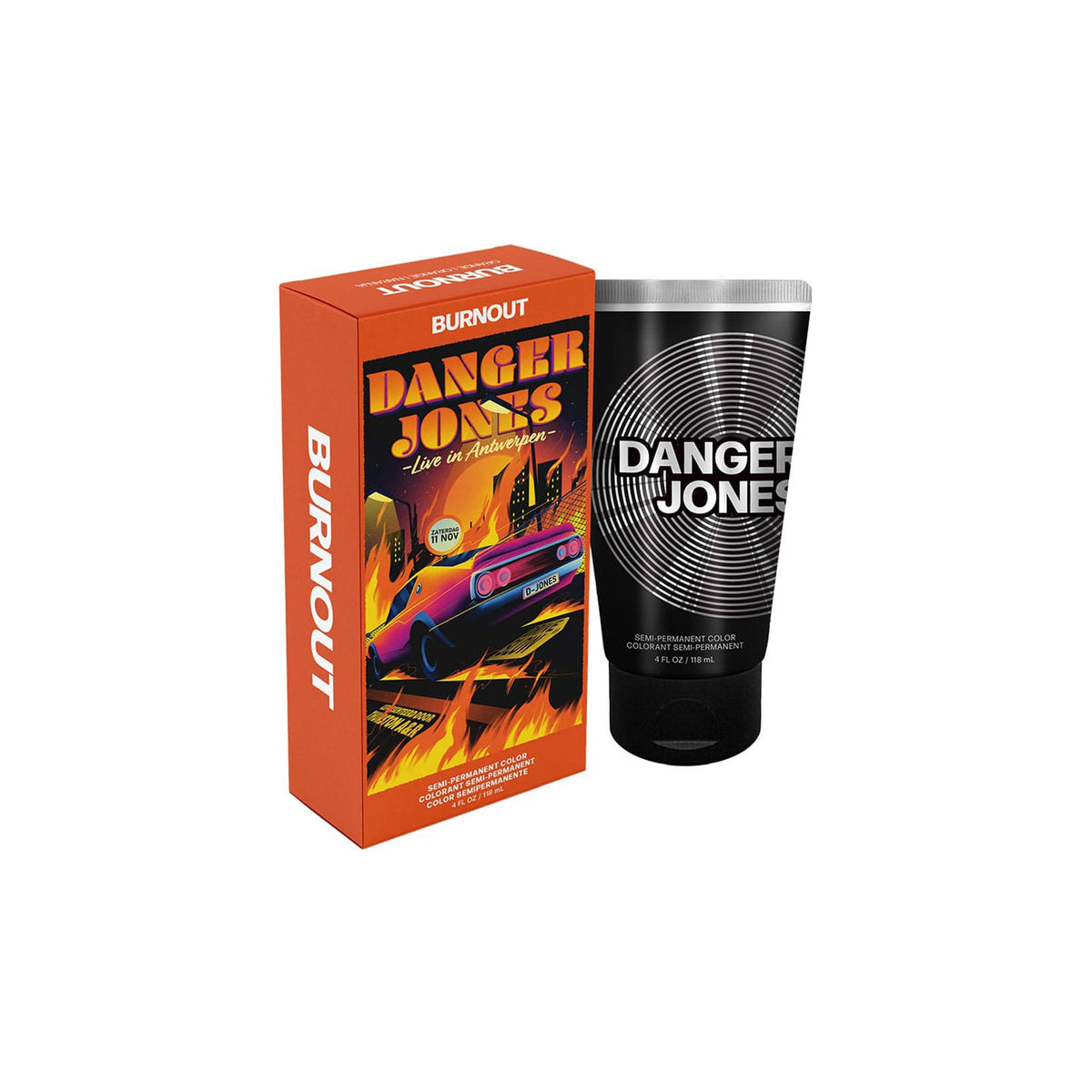 Danger Jones Semi-Permanent Color Burnout Orange 118ml