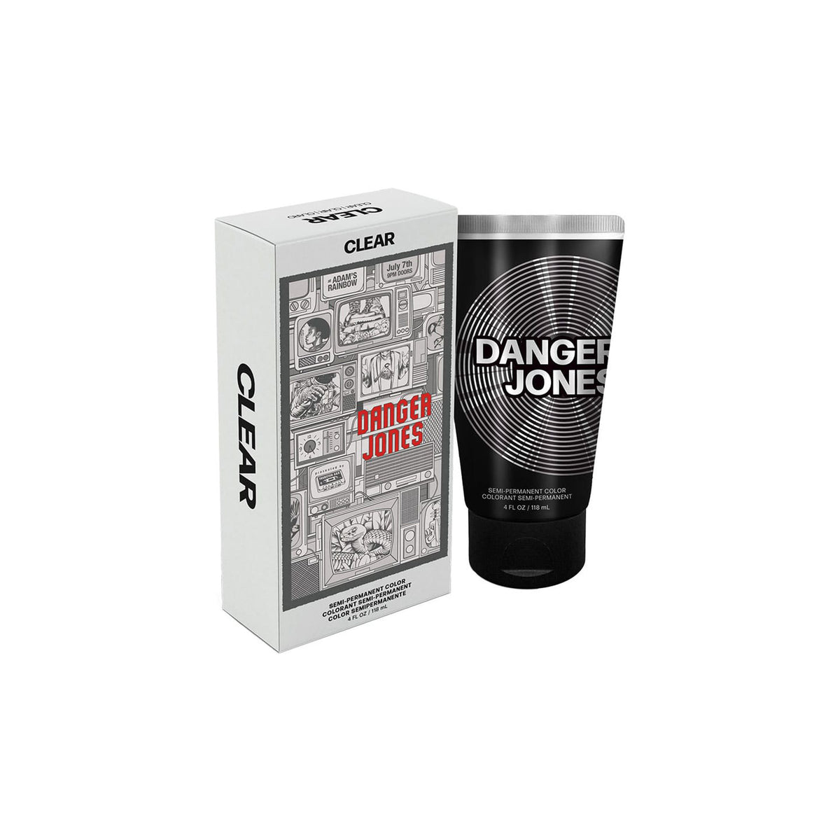 Danger Jones Semi-Permanent Color Clear 118ml
