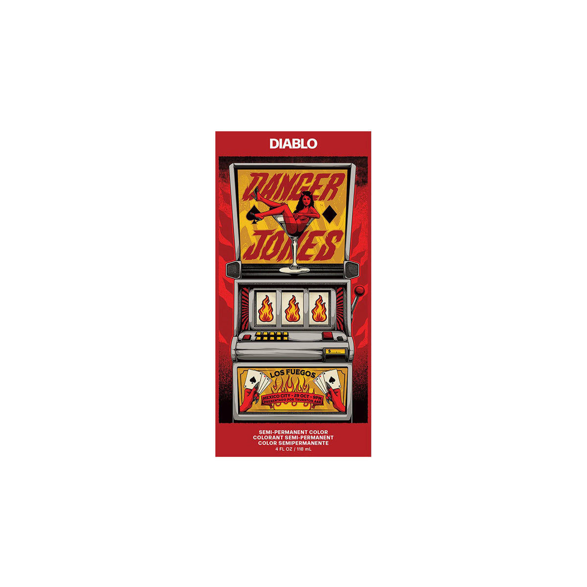 Danger Jones Semi-Permanent Color Diablo Red 118ml