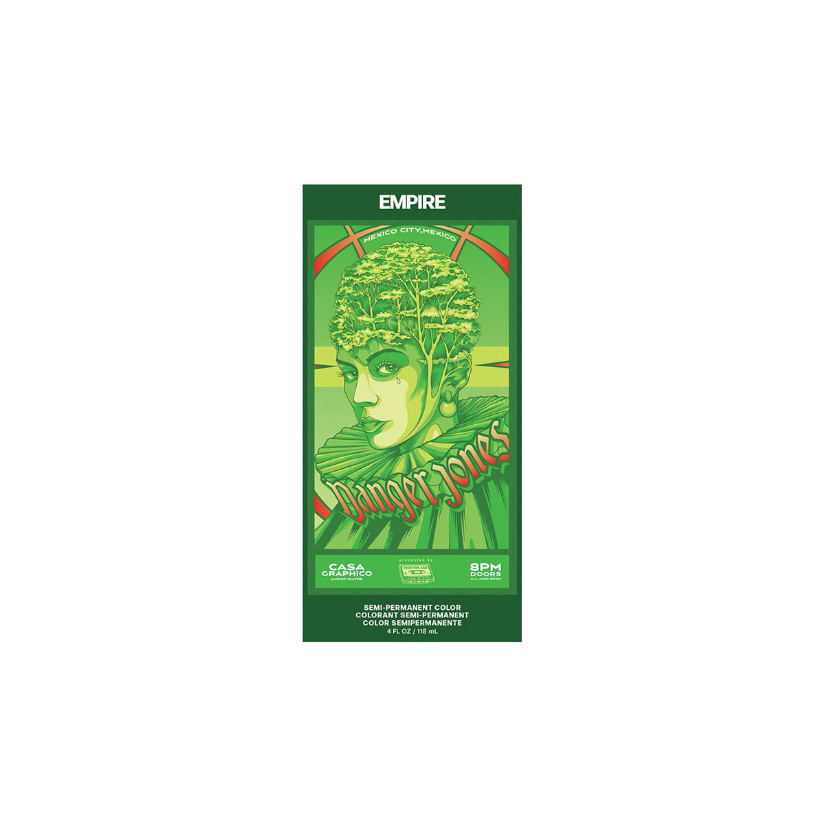Danger Jones Semi-Permanent Color Empire Green 118ml