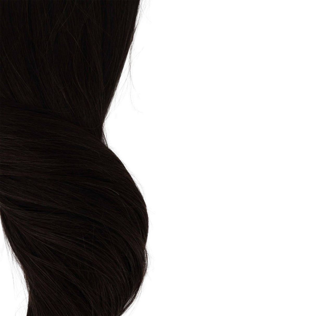 Frontrow Brown Black Clip-in Hair Extensions 160g