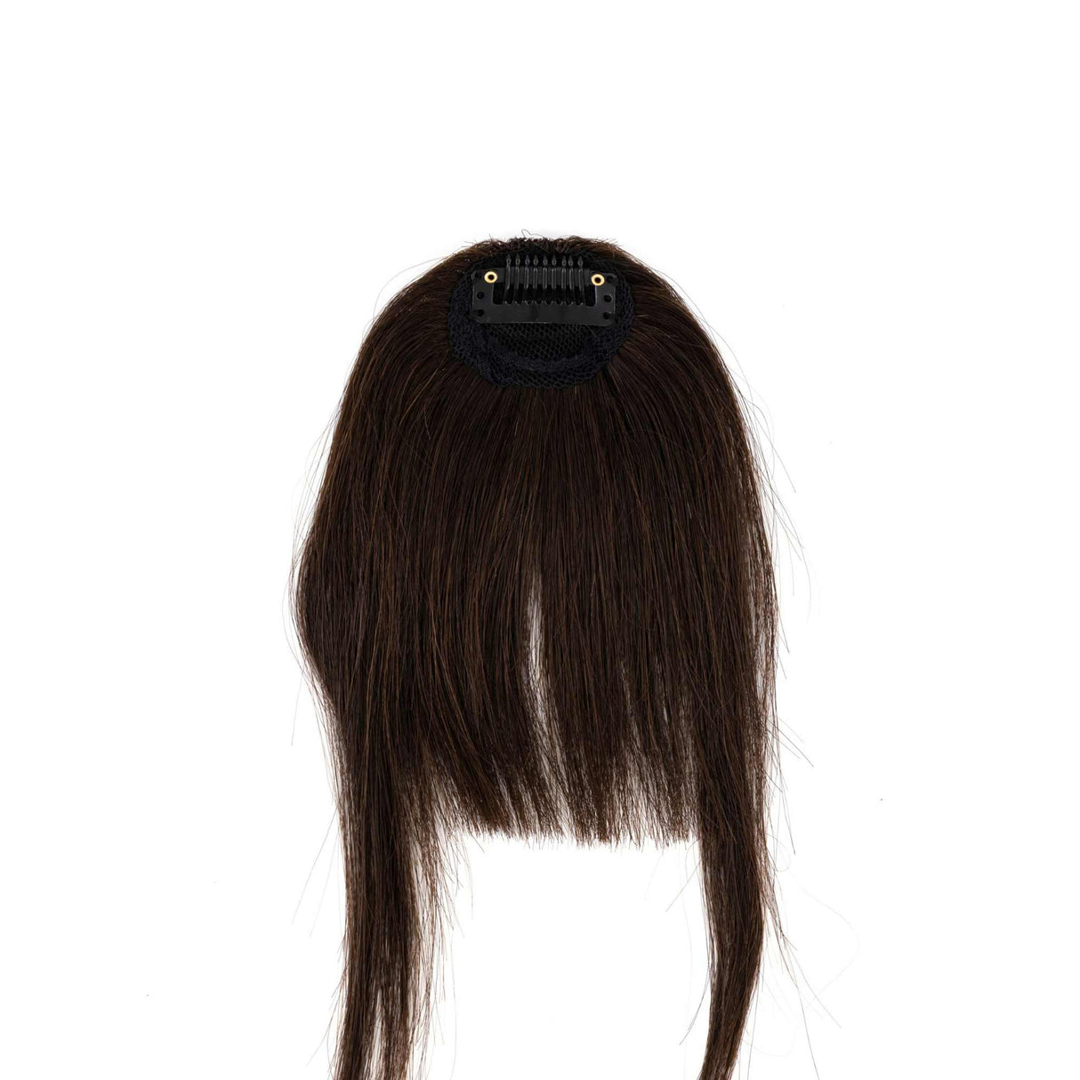 Frontrow Dark Brown Clip-in Bangs