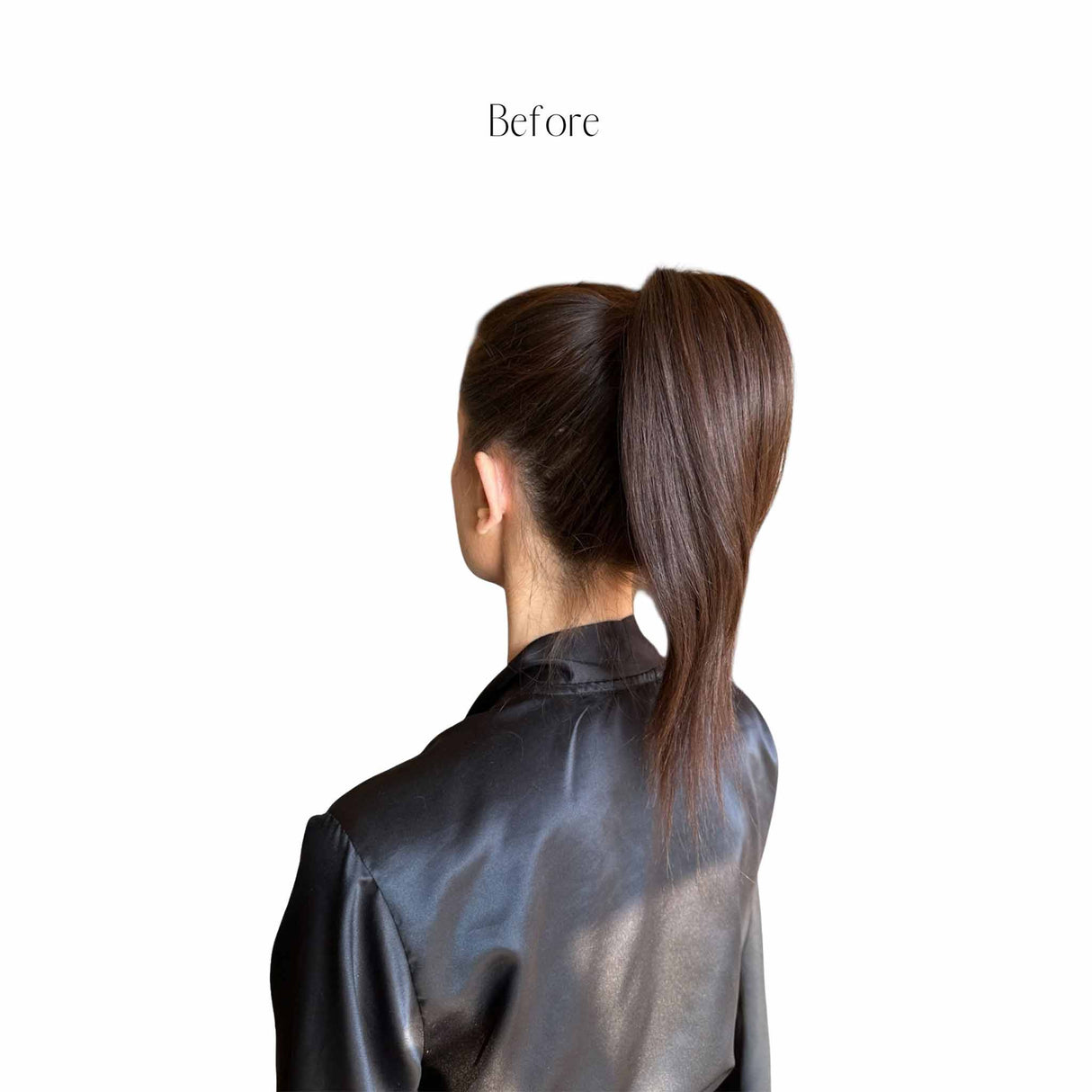 Frontrow Dark Brown 20inch Clip in Ponytail