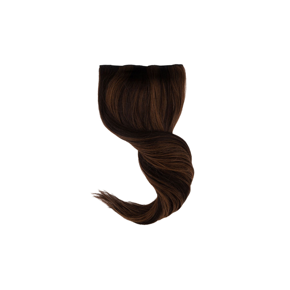 Frontrow Rooted Mixed Chocolate Clip-In Hair Extensions 160g