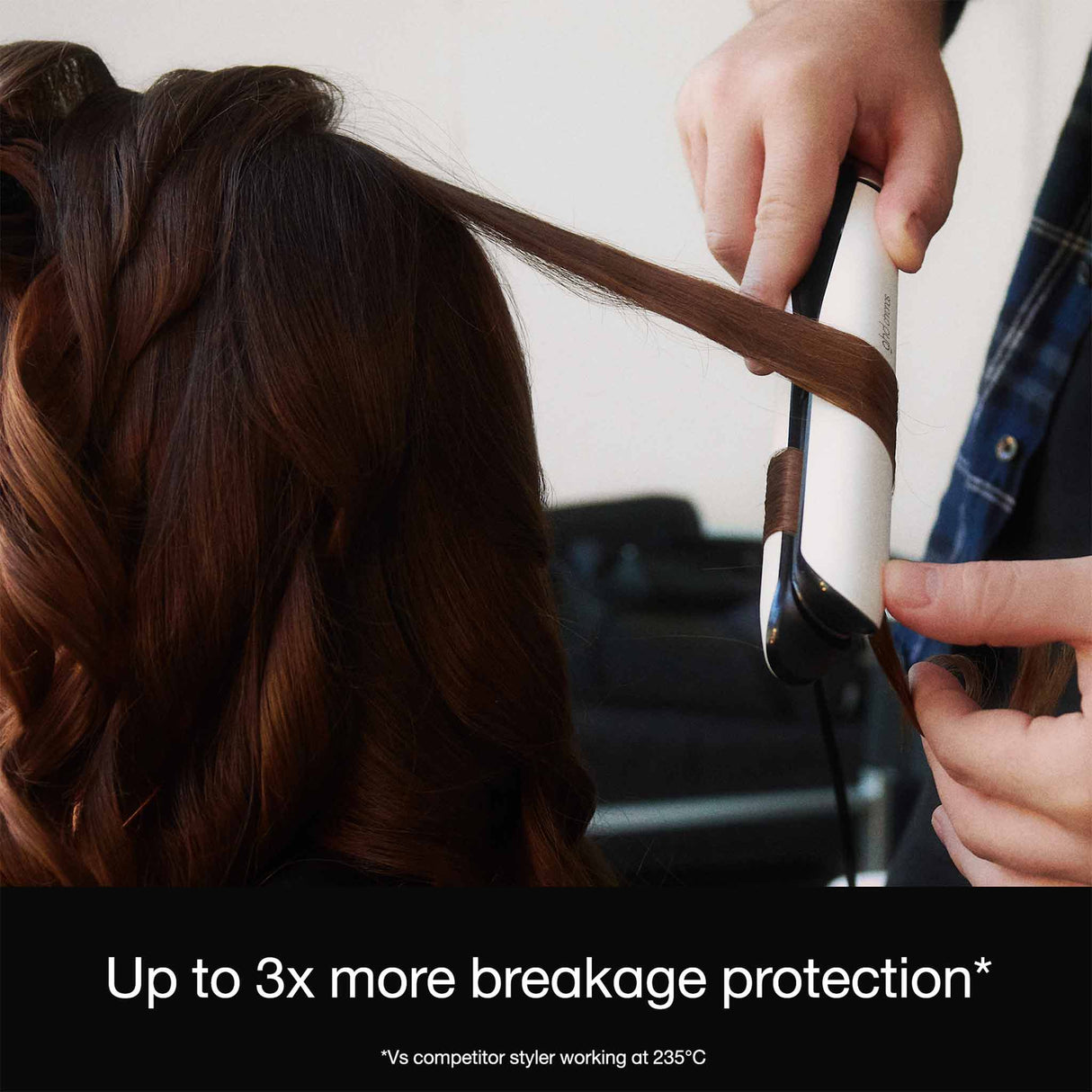 ghd Chronos Classic Hair Straightener - White