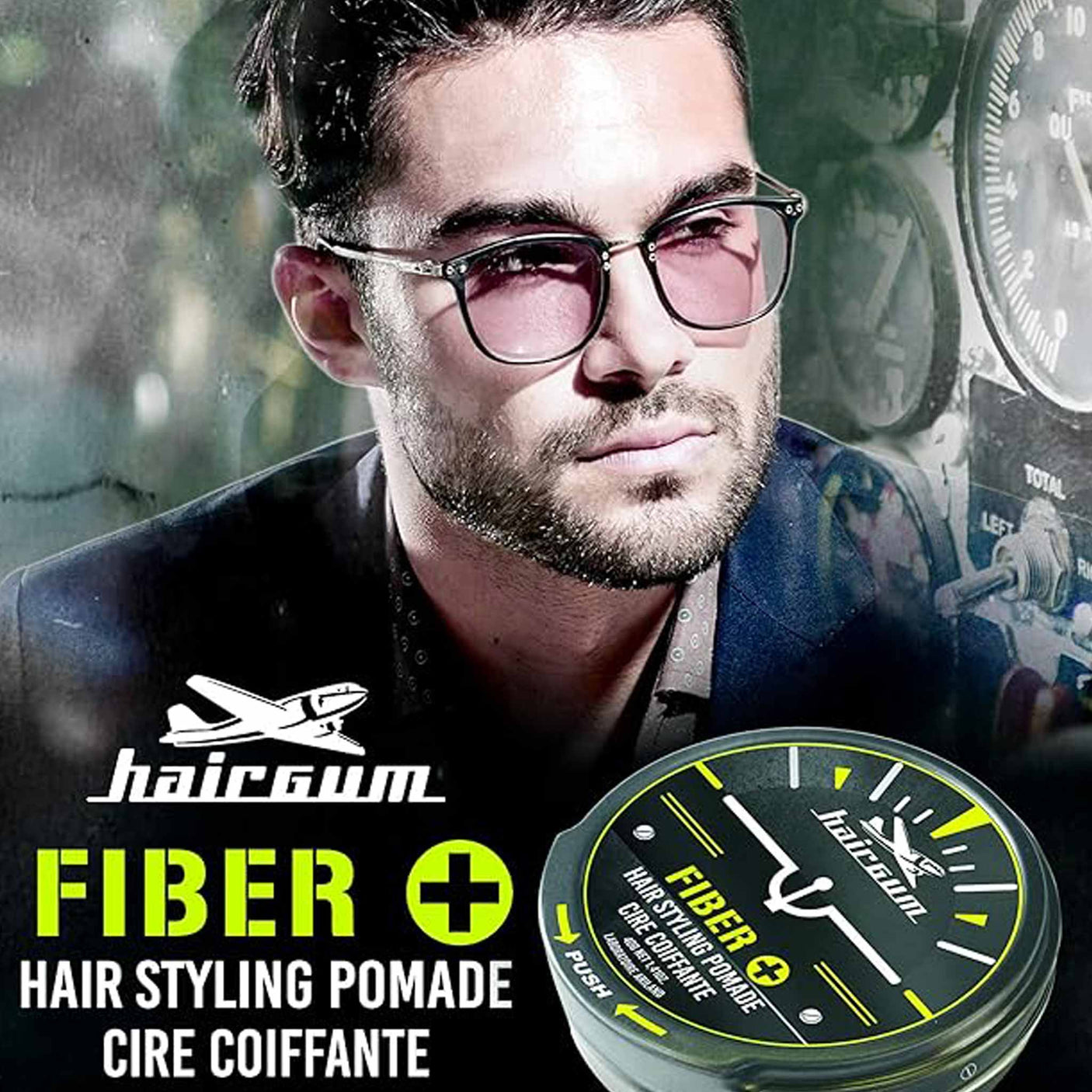 Hairgum Fiber+ Hair Styling Pomade 100g