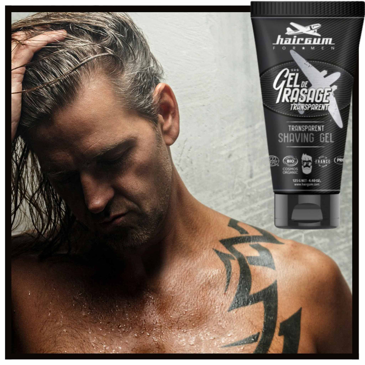Hairgum Transparent Shaving Gel 125g