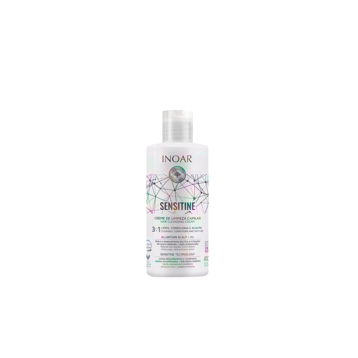 INOAR Sensitine 3 In 1 Cleansing Cream 400ml