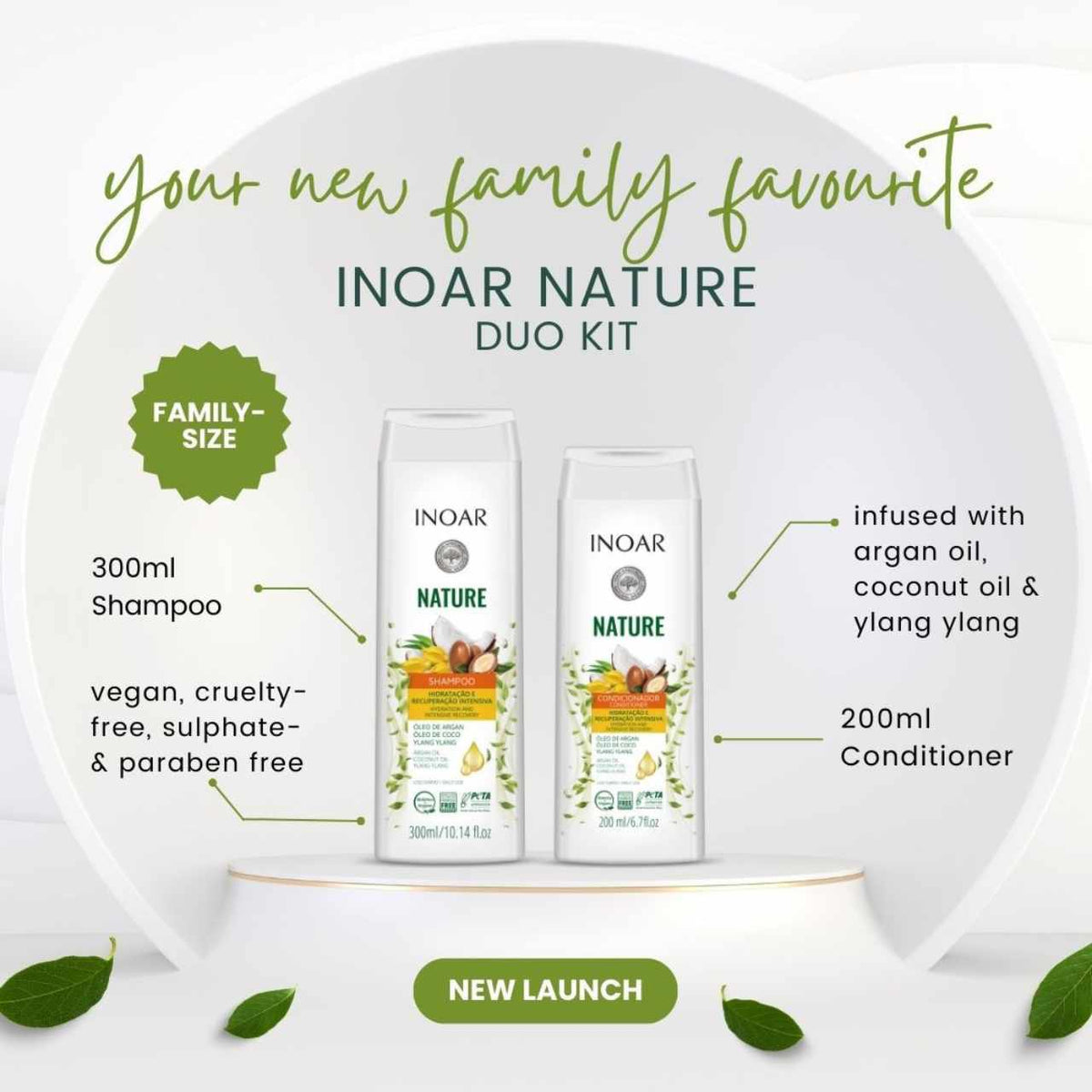 INOAR Nature Duo Kit 300ml