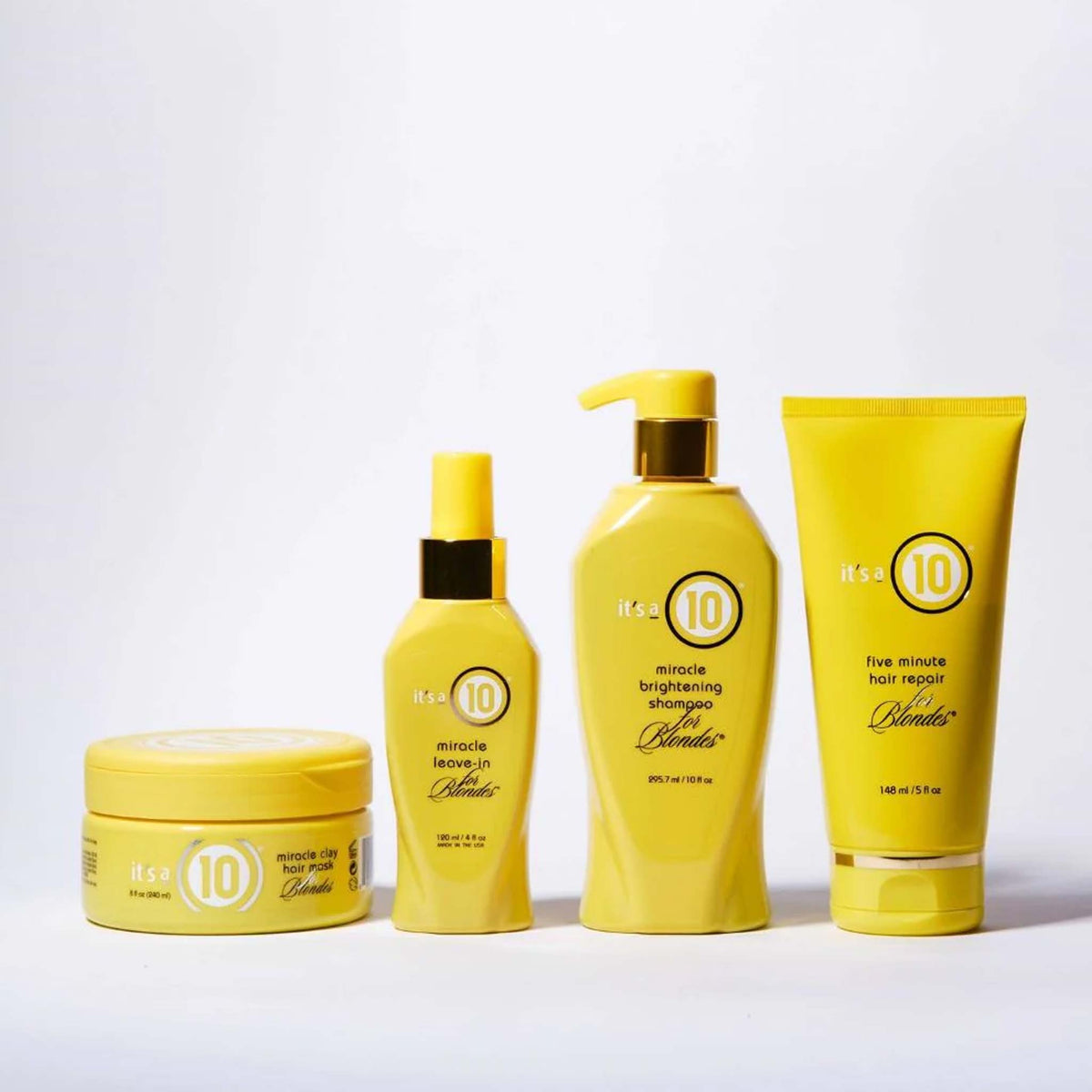 It's a 10 Five Minute Hair Repair for Blondes 148ml