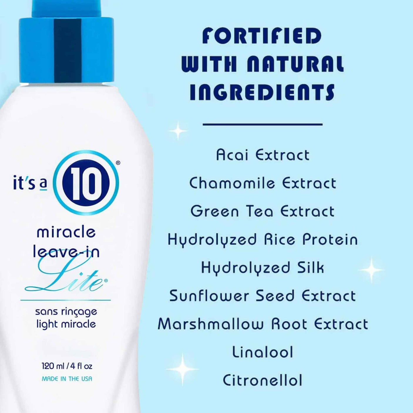 It's a 10 Miracle Leave In Lite 120ml