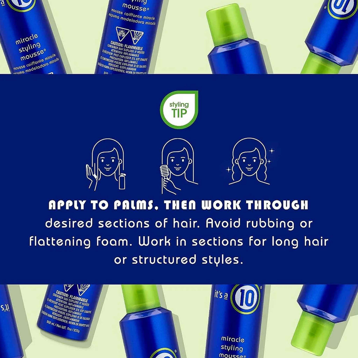 It's a 10 Miracle Styling Mousse 262ml