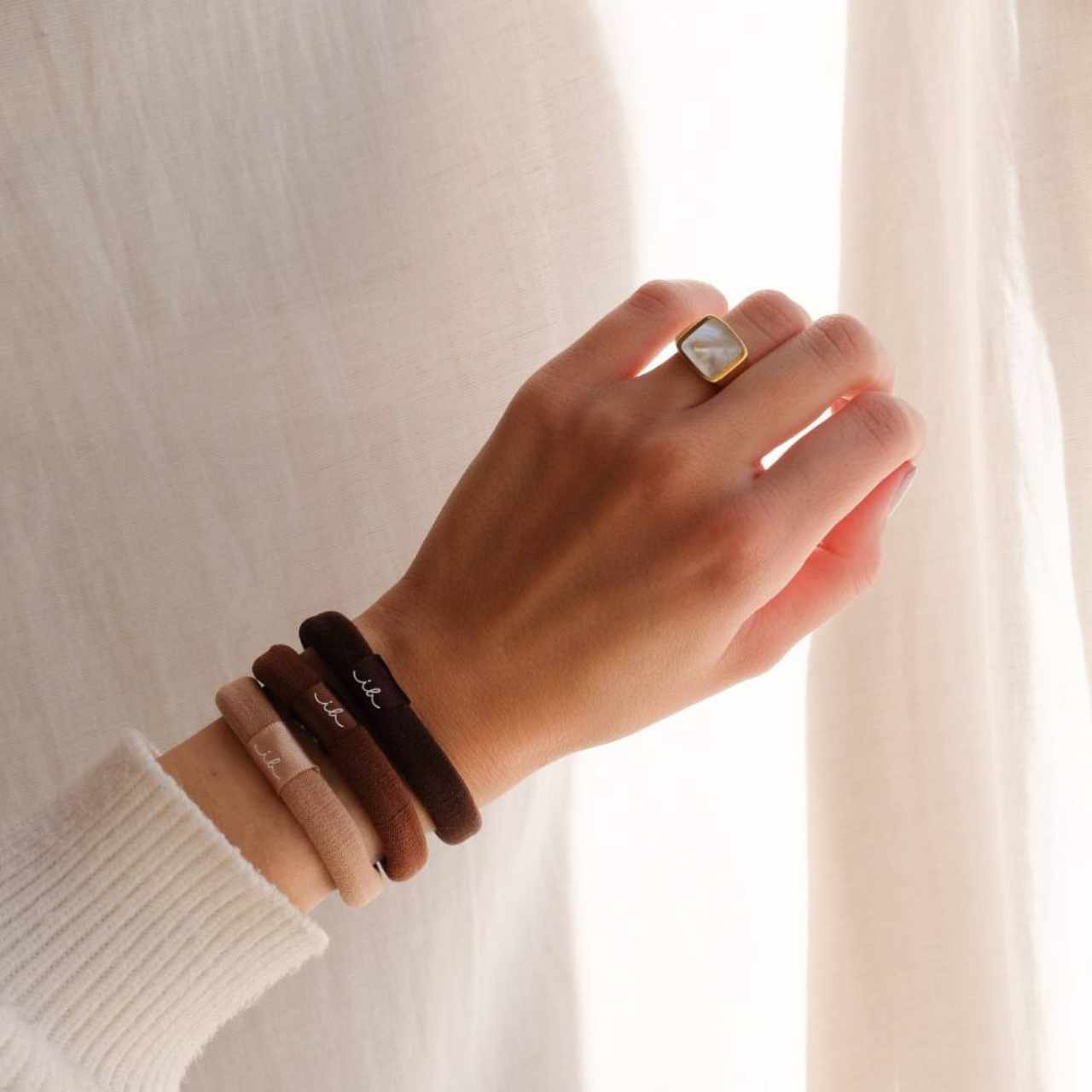 Invisibobble Hair Tie Mocha Earth 5pcs