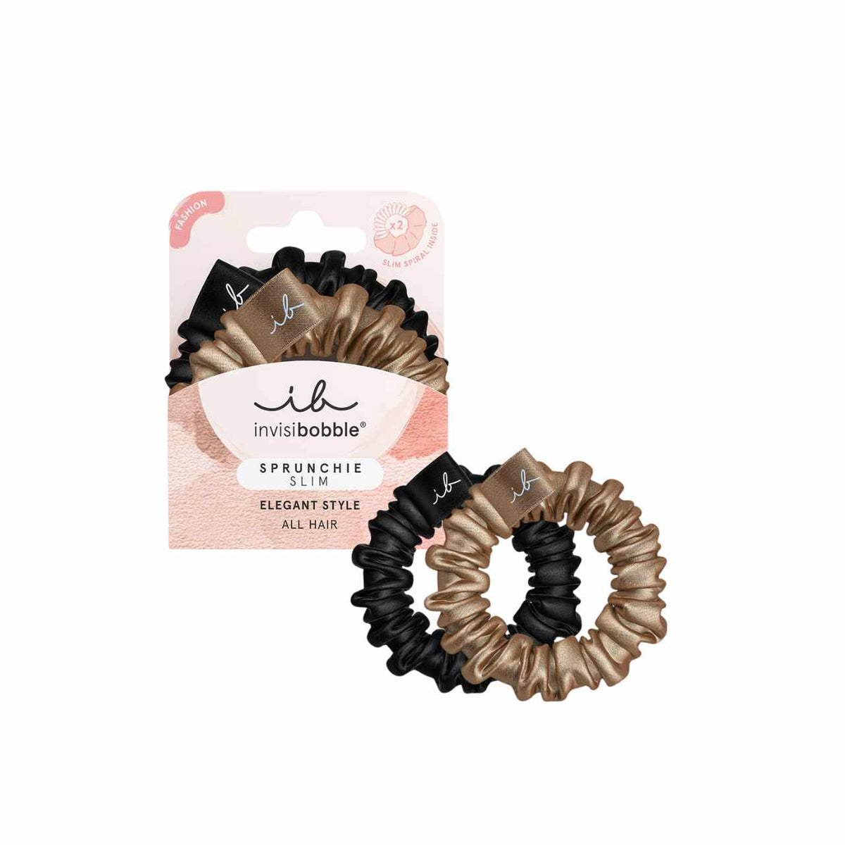 Invisibobble Sprunchie Slim True Golden 2pcs