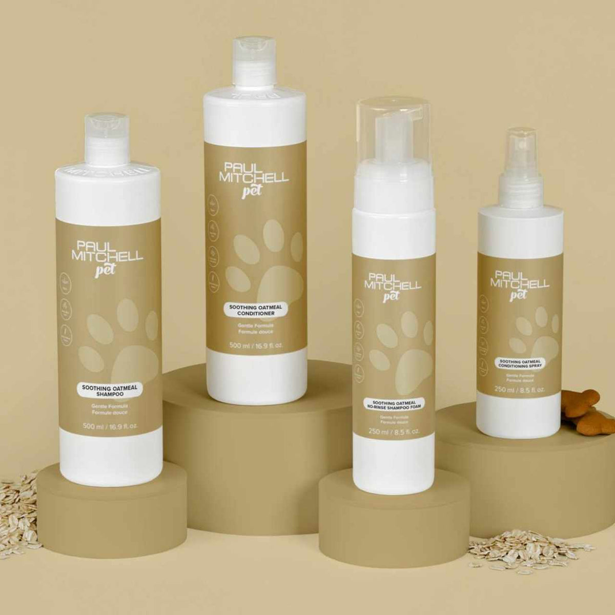 John Paul Pet Soothing Oatmeal No-Rinse Shampoo Foam 250ml