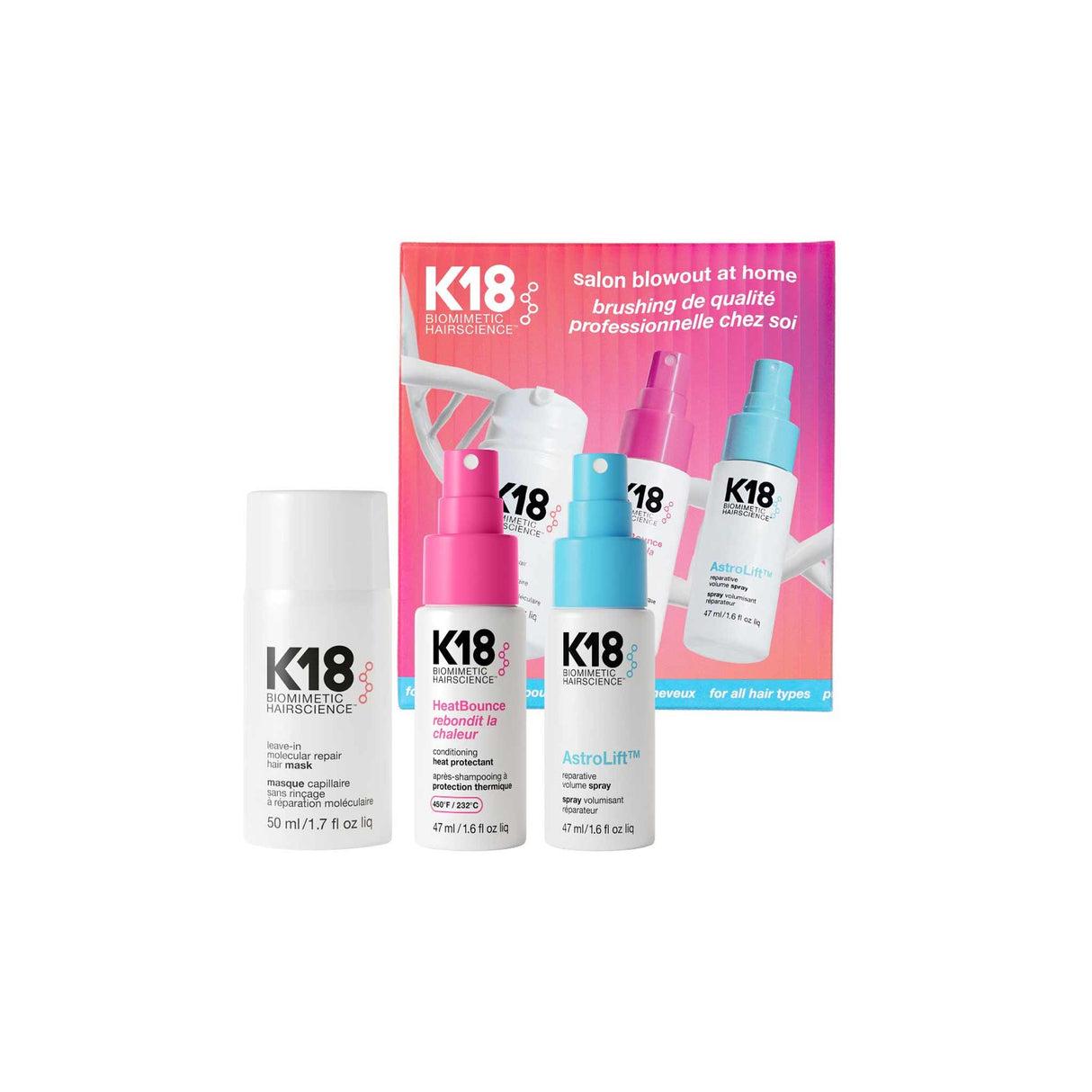K18 Salon Blowout at Home Kit