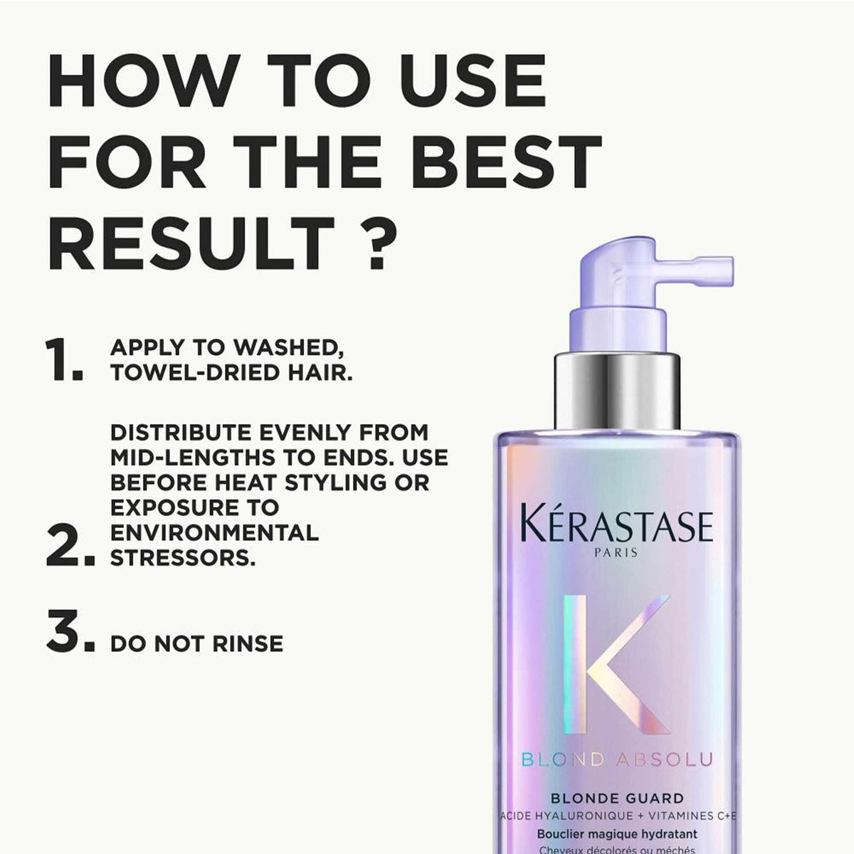 Kérastase Blond Absolu Blond Guard Daily Shield and Neutralizer for Blonde Hair 190ml