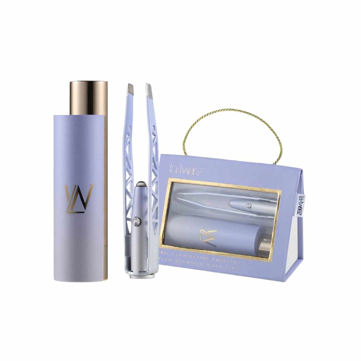 La Tweez Pro Illuminating Tweezers - Blue Ombre