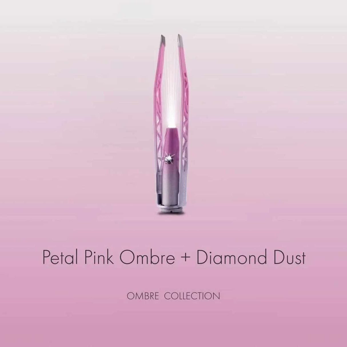 La Tweez Pro Illuminating Tweezers - Pink Ombre