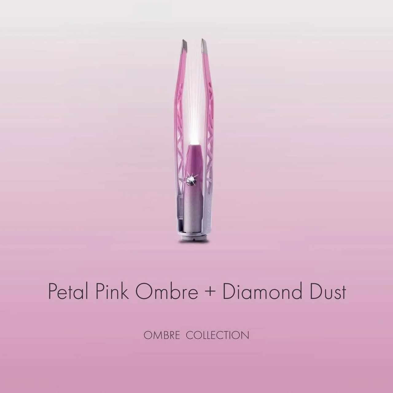 La Tweez Pro Illuminating Tweezers - Pink Ombre