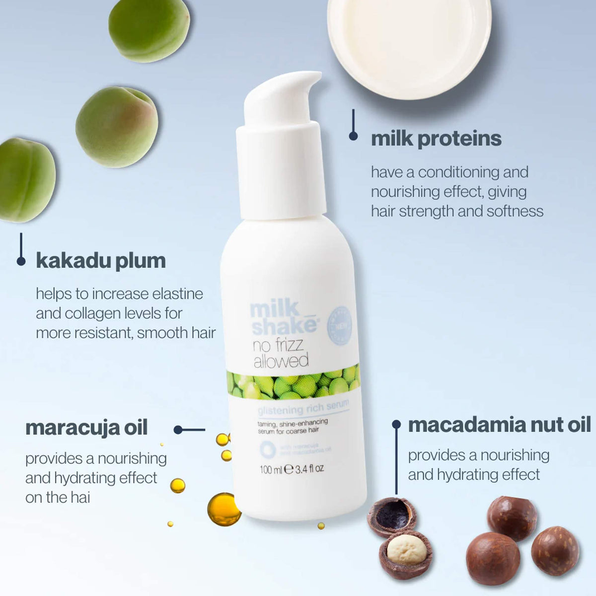 Milkshake No Frizz Allowed Glistening Light Milk 150ml