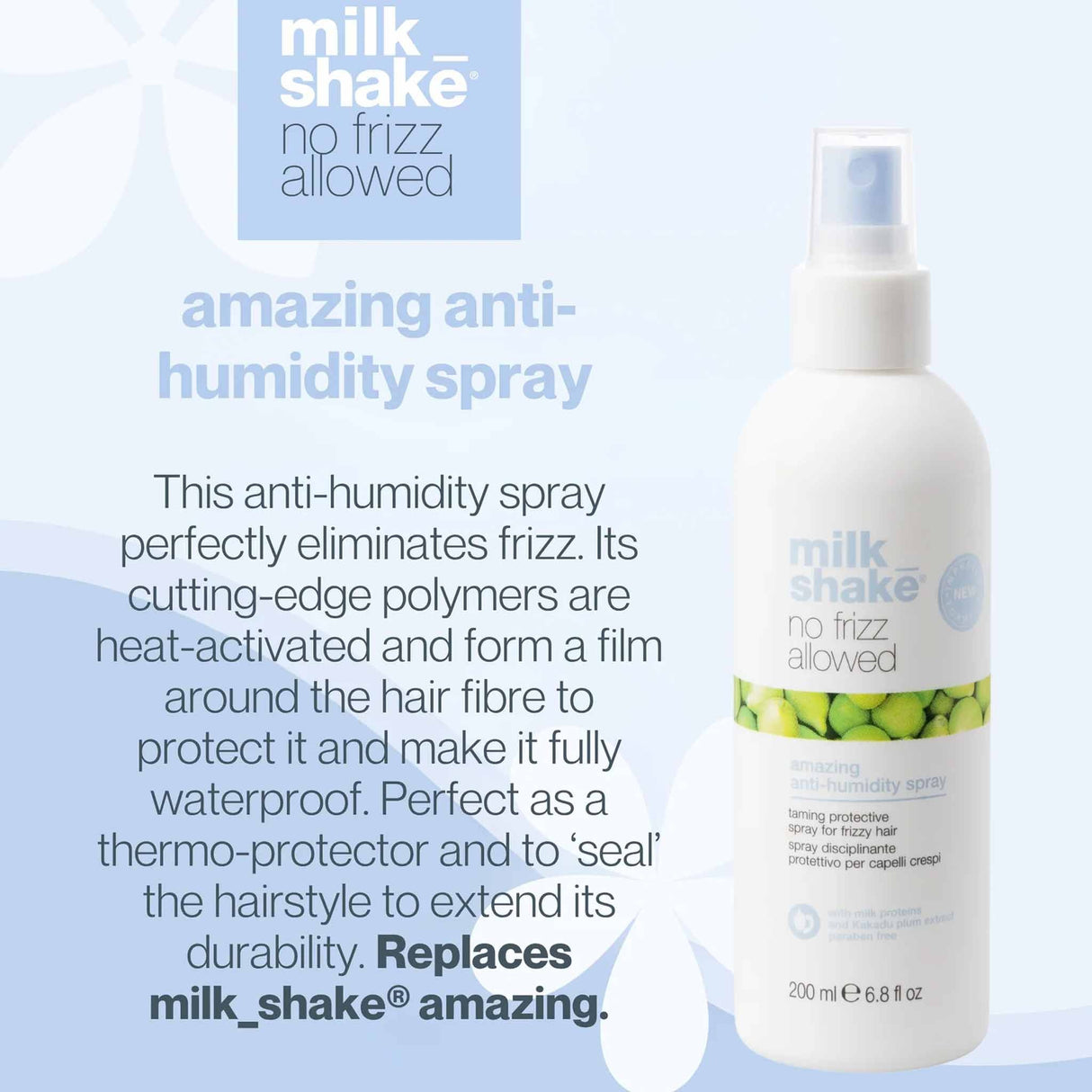 Milkshake No Frizz Allowed Amazing Anti-Humidity Spray 200ml