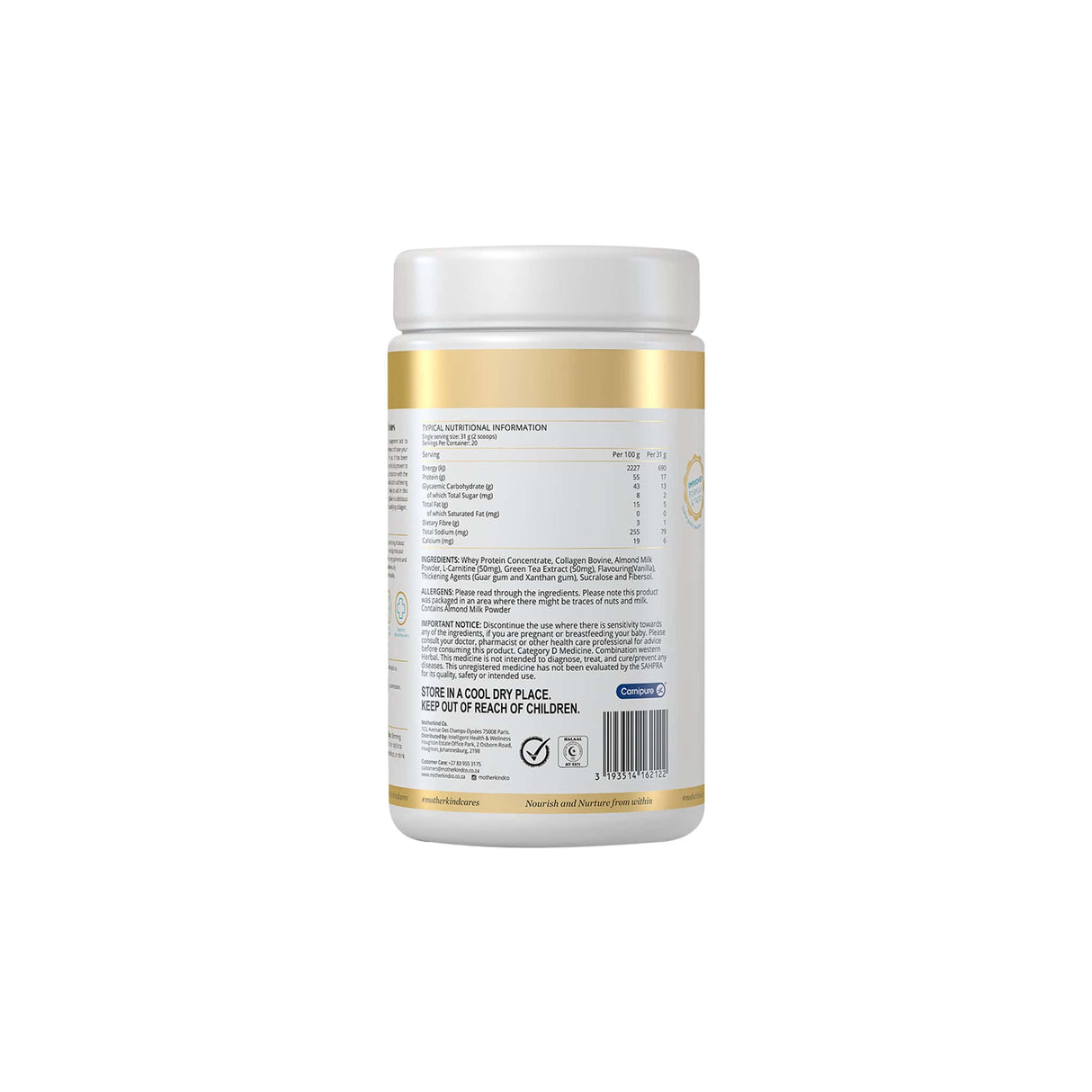 Motherkind Collagen Slimming Shake 635g
