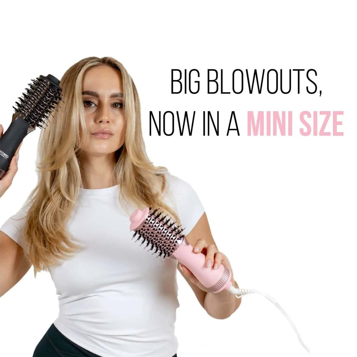 Mycro Keratin Moyoko Mini Magnitude Blowbrush – Black
