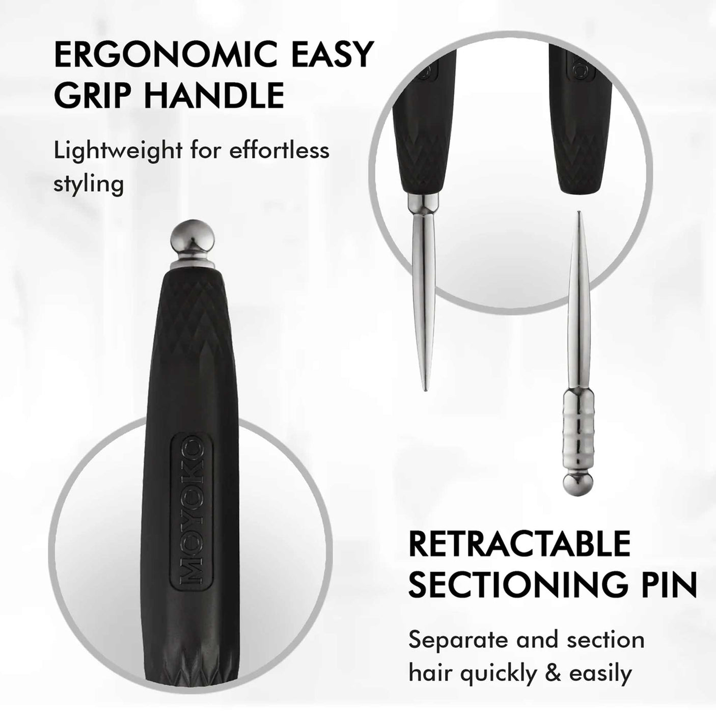 Mycro Keratin Moyoko Silver Arch Round Brush – 25mm