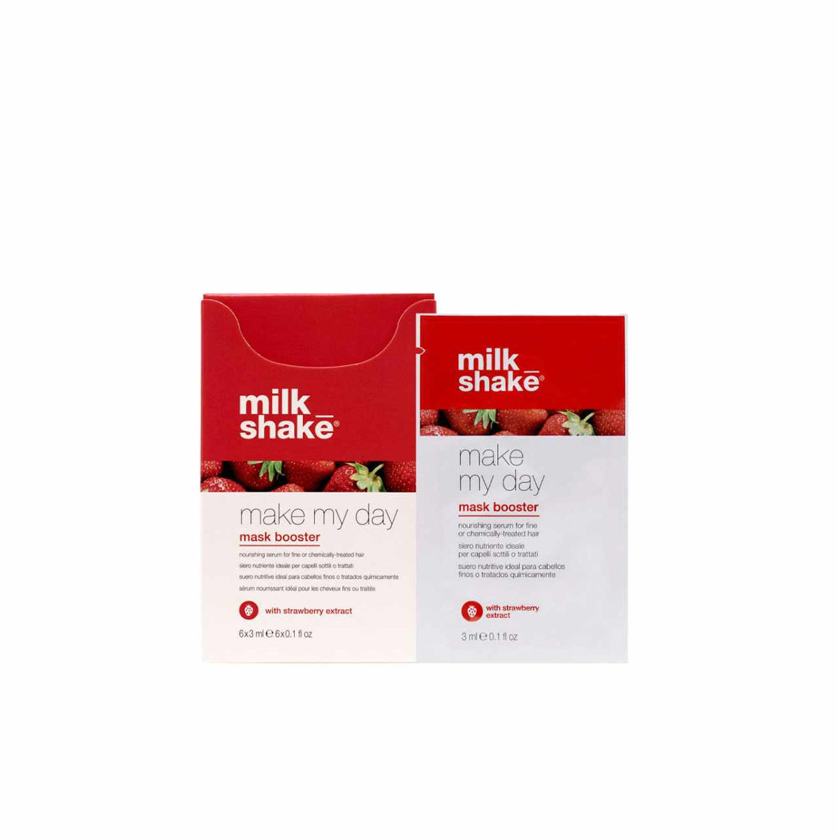 Milkshake Make My Day Mask Booster Strawberry 6x30ml
