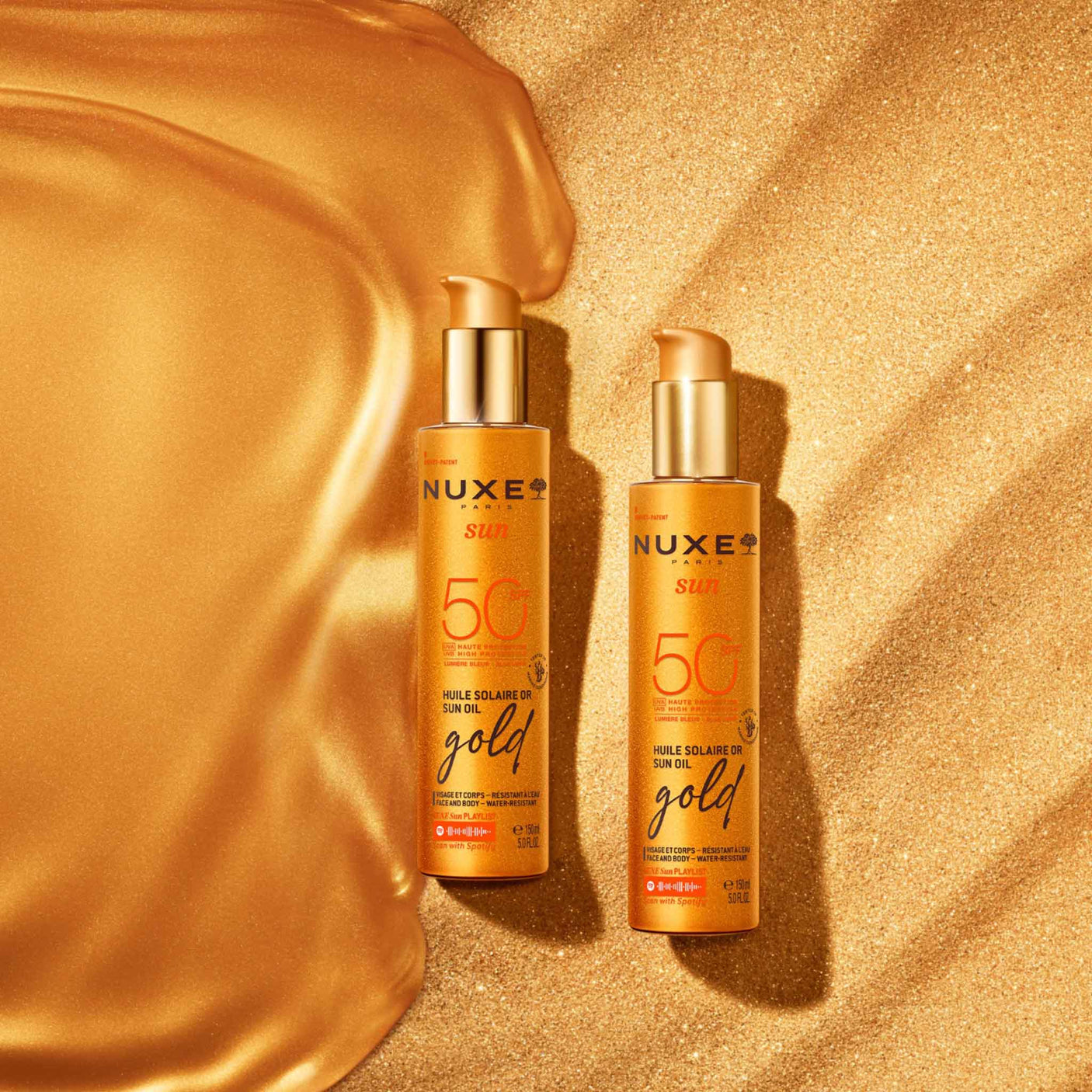 Nuxe NUXE SUN Oil Gold High Protection SPF50 150ml for Face & Body