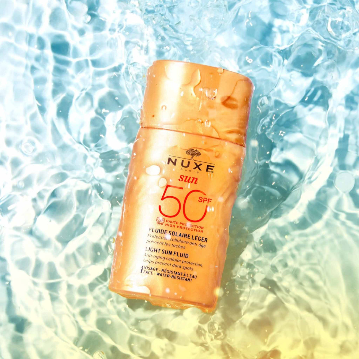 Nuxe NUSE SUN Light Fluid High Protection SPF50 Shaker