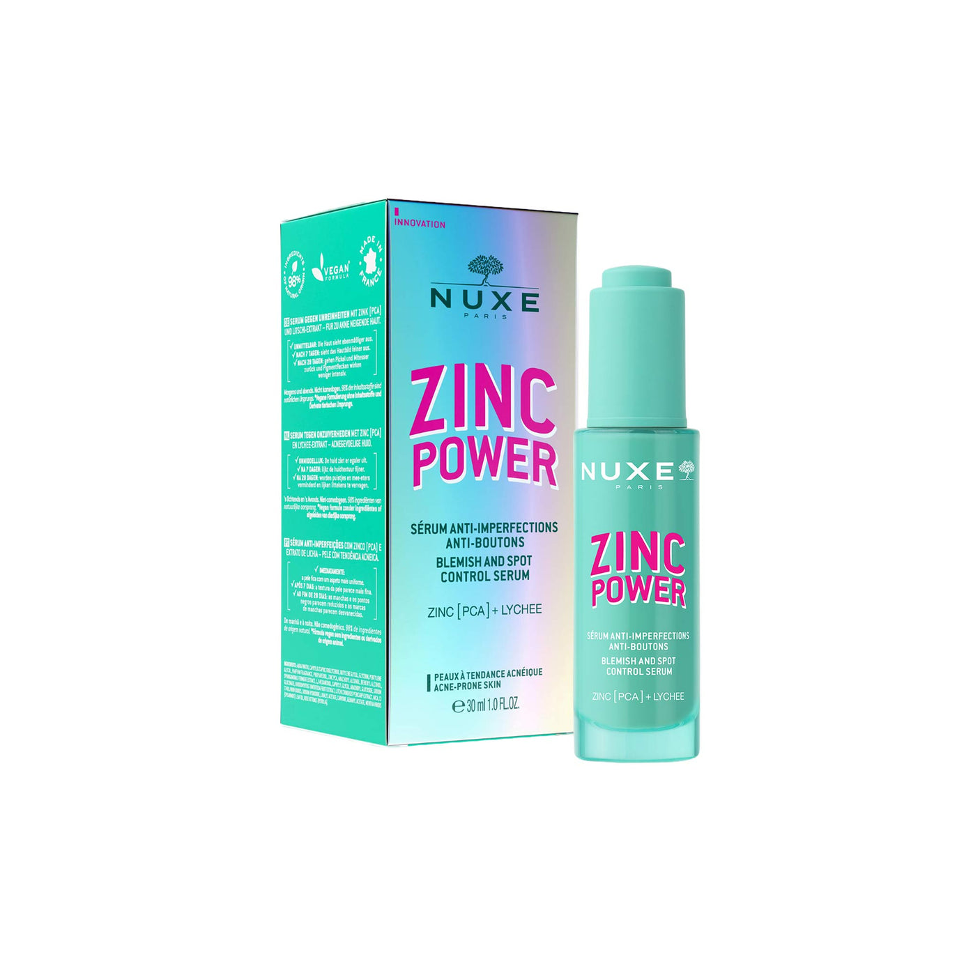 Nuxe Zinc Power Blemish and Spot Control Serum 30ml