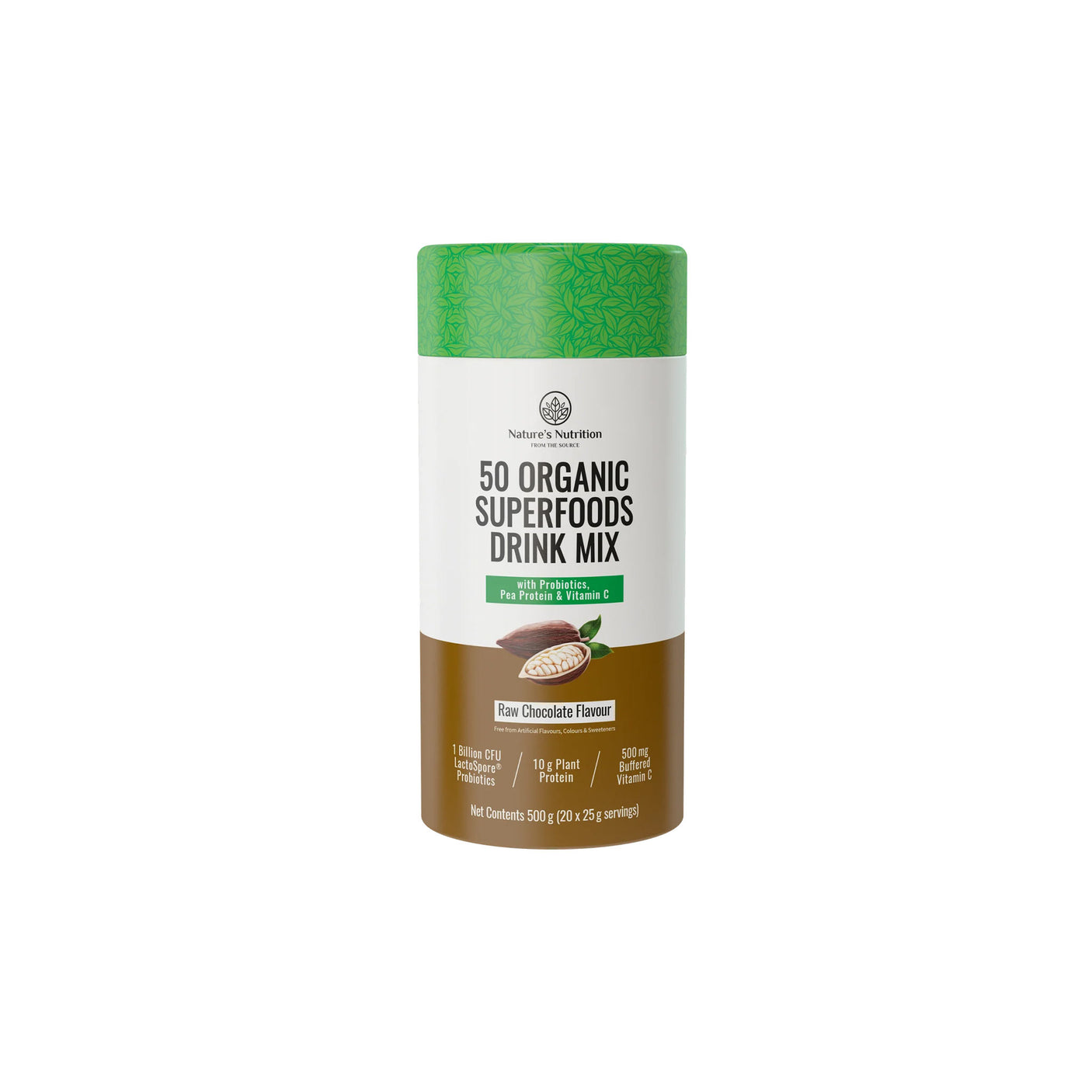 Nature's Nutrition Raw Chocolate 500 g Core