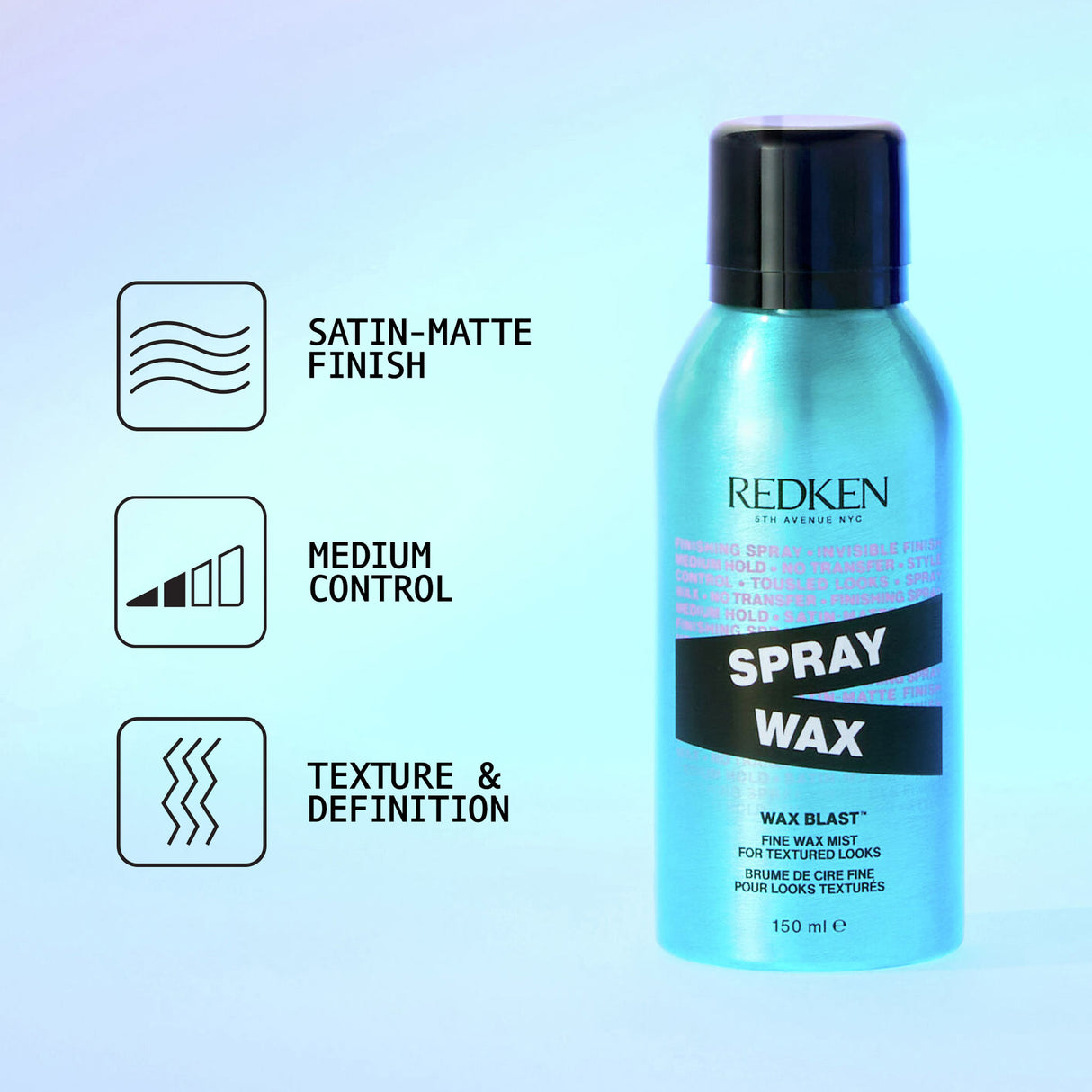 Redken Styling Spray Wax Invisible Texture Mist 150ml