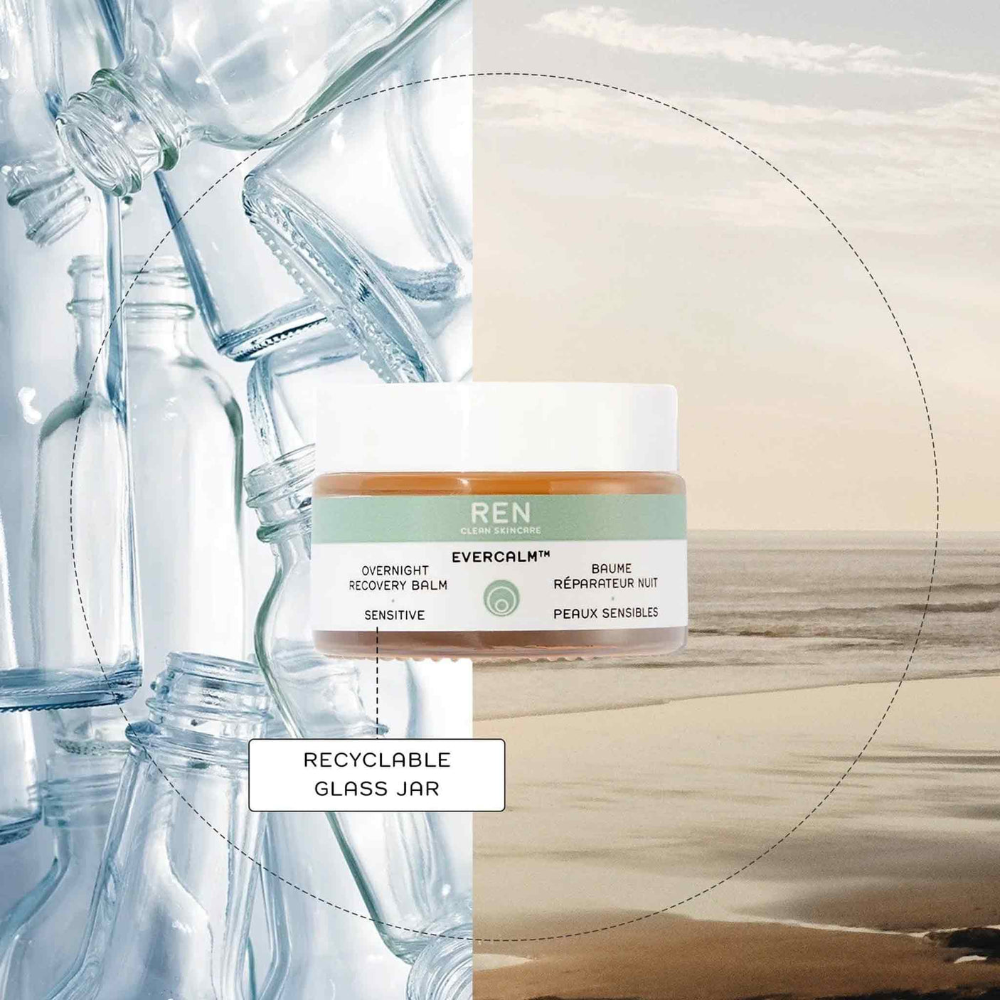 REN EverCalm Overnight Recovery Balm 30ml