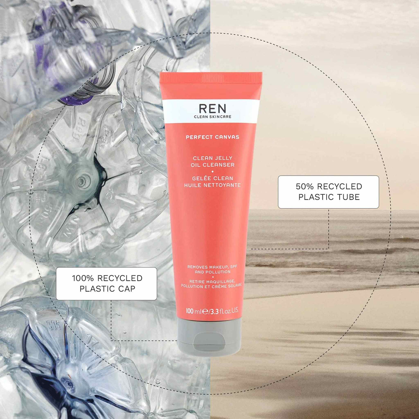 REN Perfect Canvas Jelly Oil Cleanser 100ml