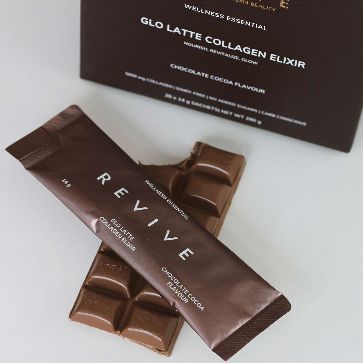 Revive Glo Latte Collagen Elixir - Dark Chocolate