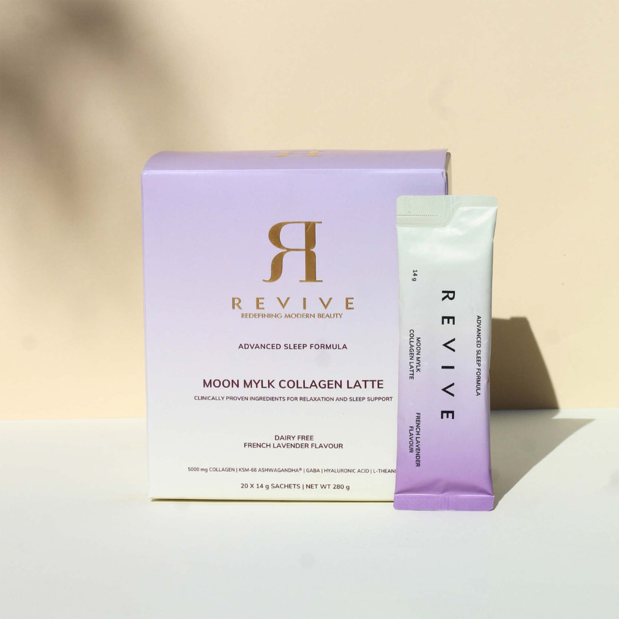 Revive Moon Mylk Collagen Latte - Advanced Sleep Formula Latte - Lavender