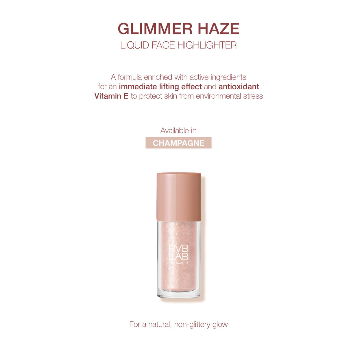 RVB Lab Glimmer Haze Liquid Face Highlighter #335
