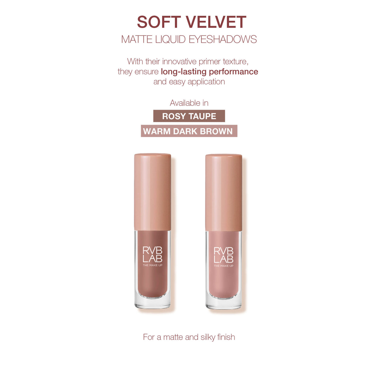 RVB Lab SOFT VELVET Matte Liquid Eyeshadow