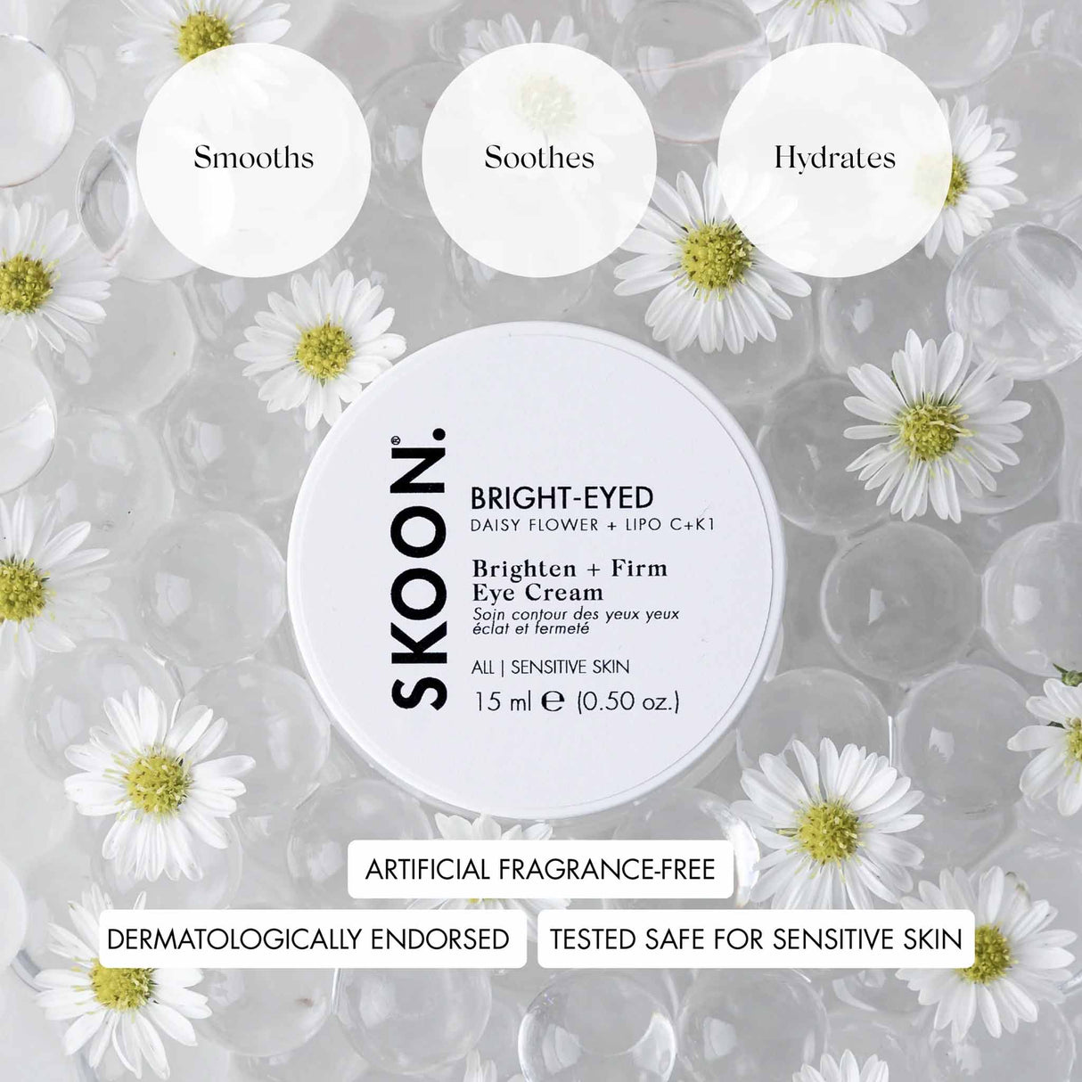 Skoon BRIGHT-EYED Brighten + Firm Eye Cream 15ml