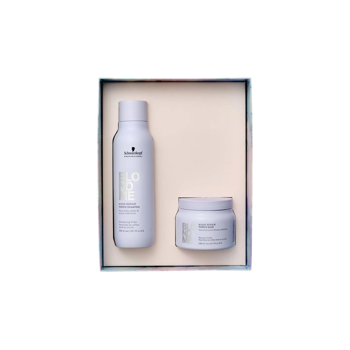 Schwarzkopf Blondme Bond Repair Purple Festive Gift Set
