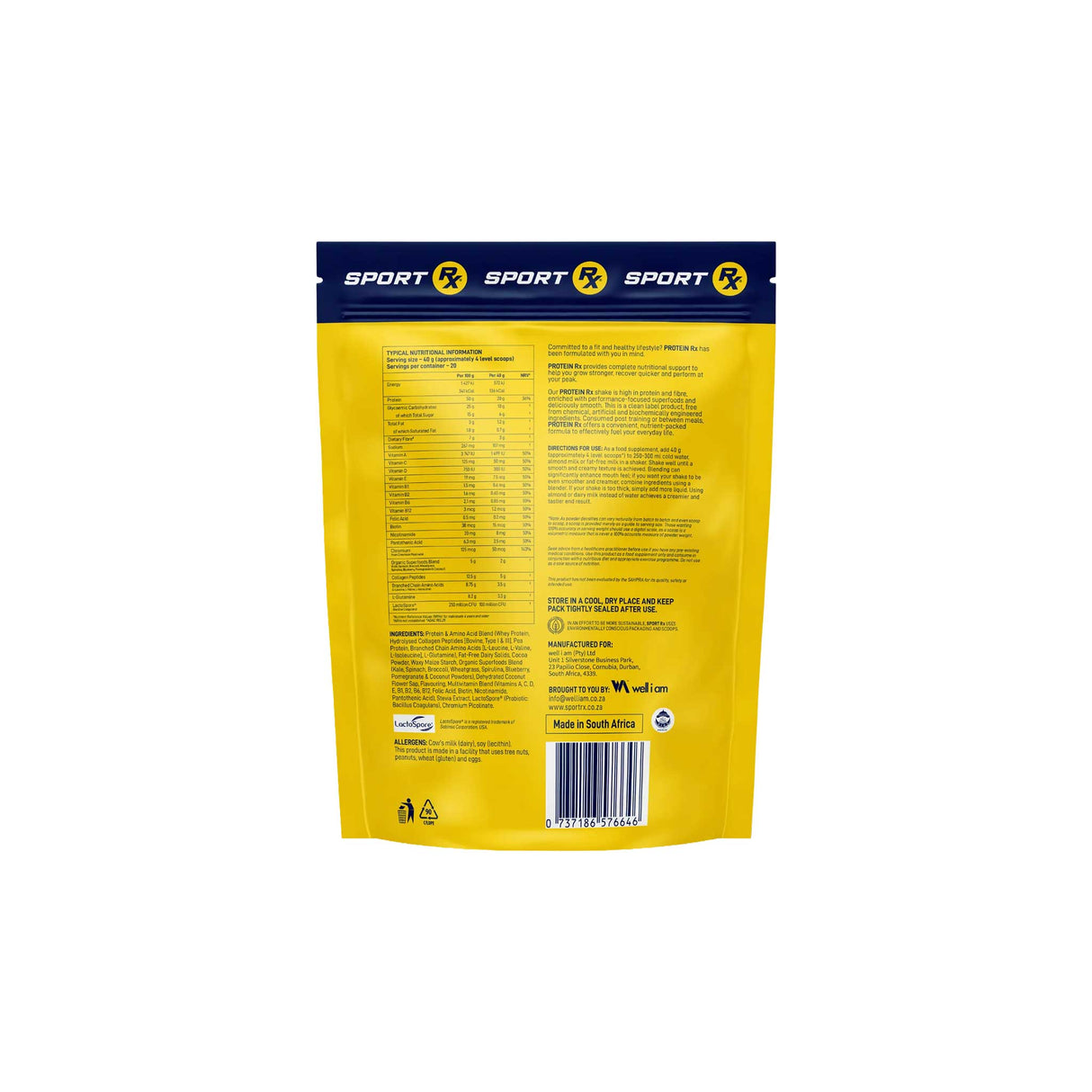 Protein RX - Chocolate 800g