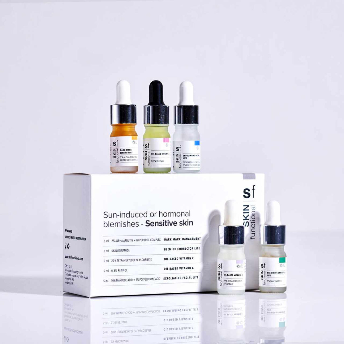 Skin Functional Introductory Pack - Sun induced and hormonal blemishes – Sensitive Skin
