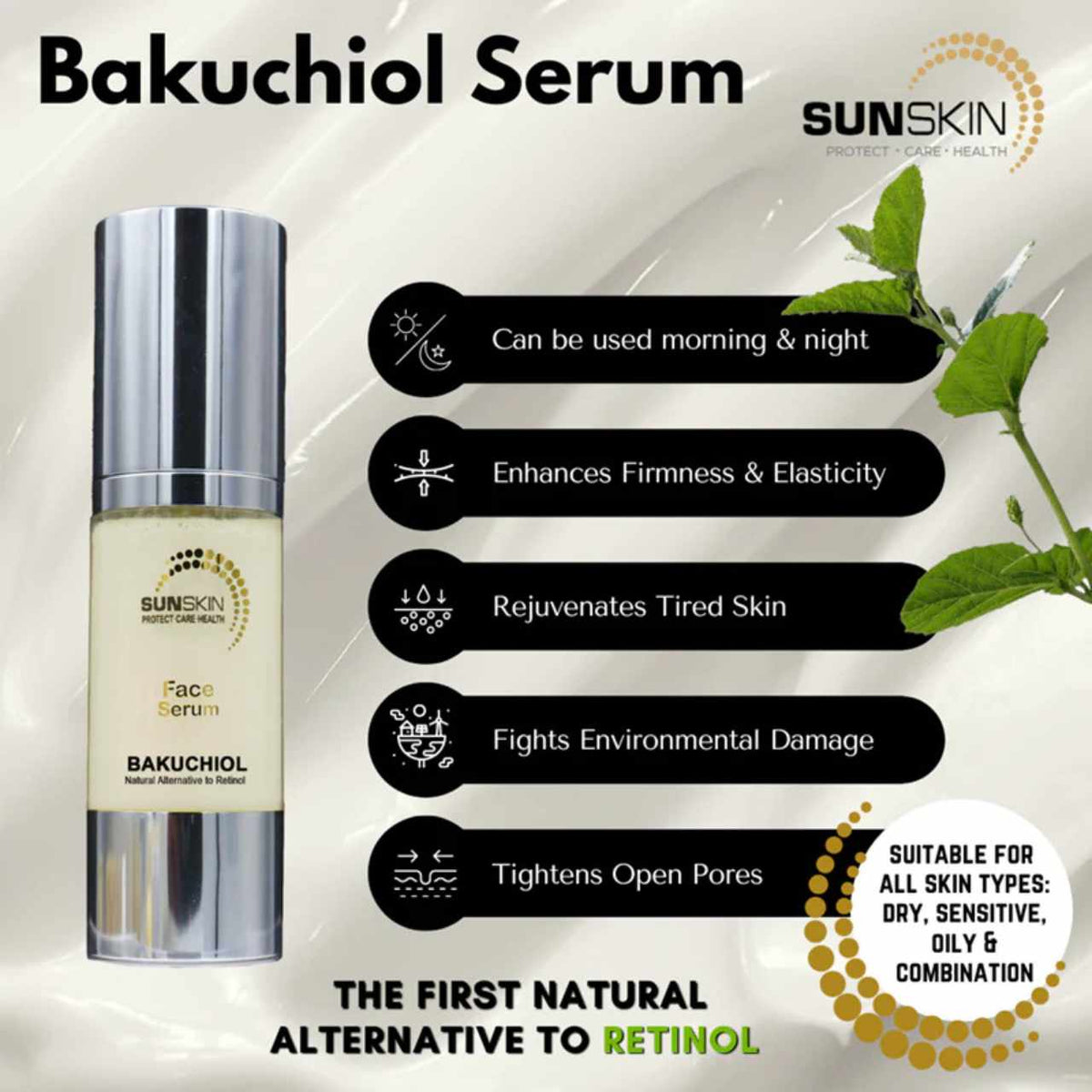 SunSkin Bakuchiol Serum 30ml
